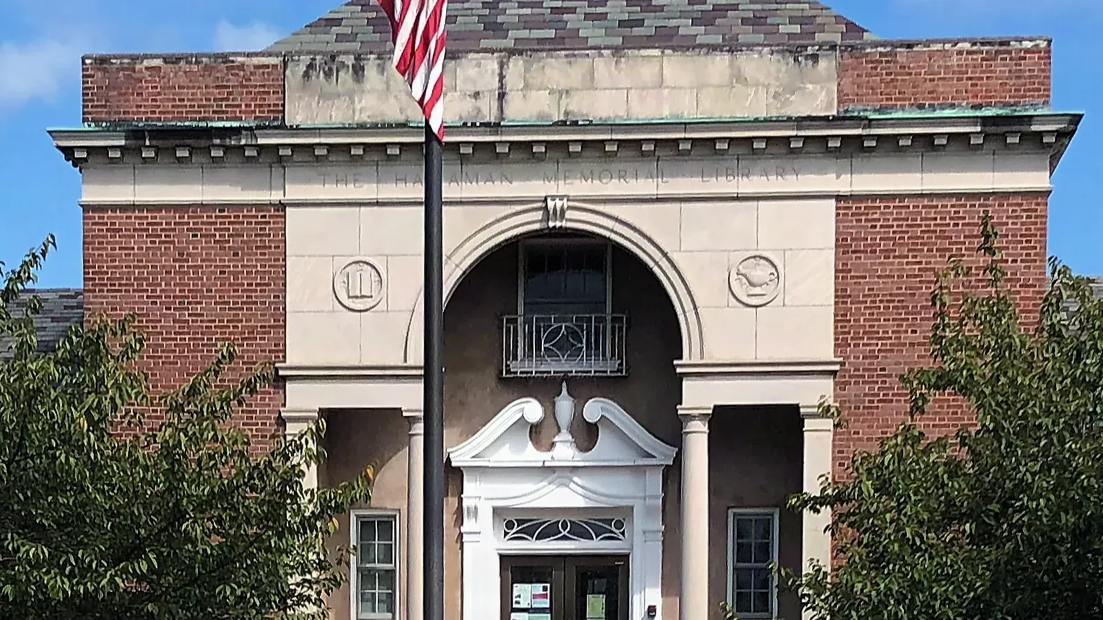 The Hagaman Memorial Library in East Haven, Connecticut